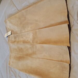 Suede Leather Skirt Size 0